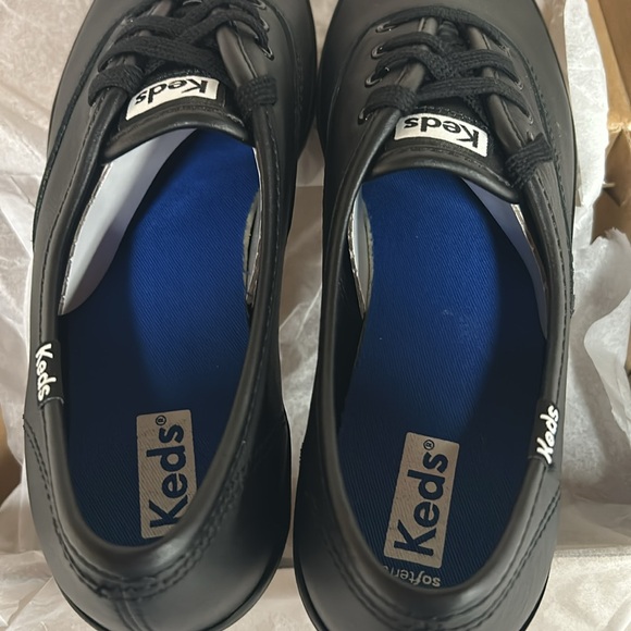 Keds Champion Black Leather 8M - Picture 3 of 7